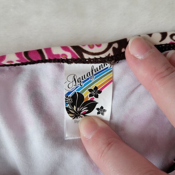 ☀️ Aqua Funky Design Print Bikini Bottoms - Picture 5 of 8